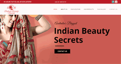 Desktop Screenshot of indianbeautysecrets.com.au